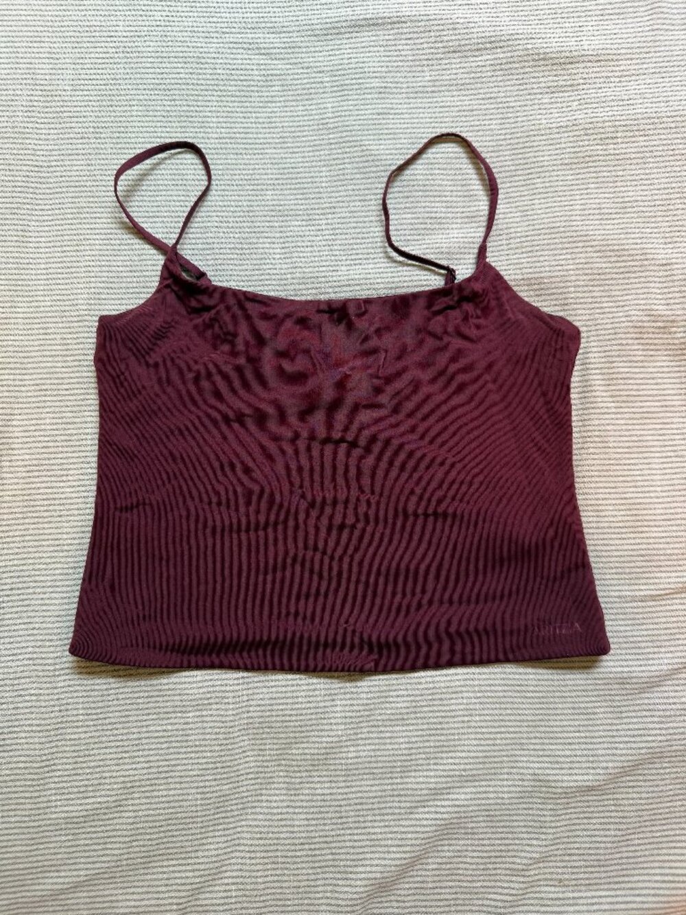 Aritzia Contour Burgundy Cami - M